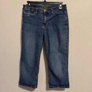 Duplex Women’s Medium Wash Capri Jeans Size 8P